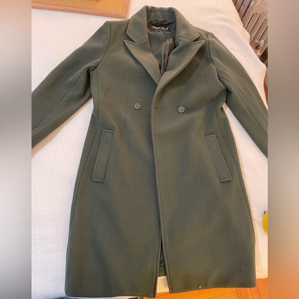 NWOT Olive Coat